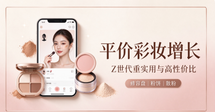 彩妆消费人群结构转变,Z 世代持续带动平价面部彩妆增长 彩妆消费人群结构转变,Z 世代持续带动平价面部彩妆增长