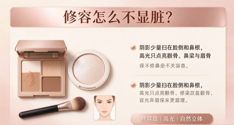 修容怎么不显脏？